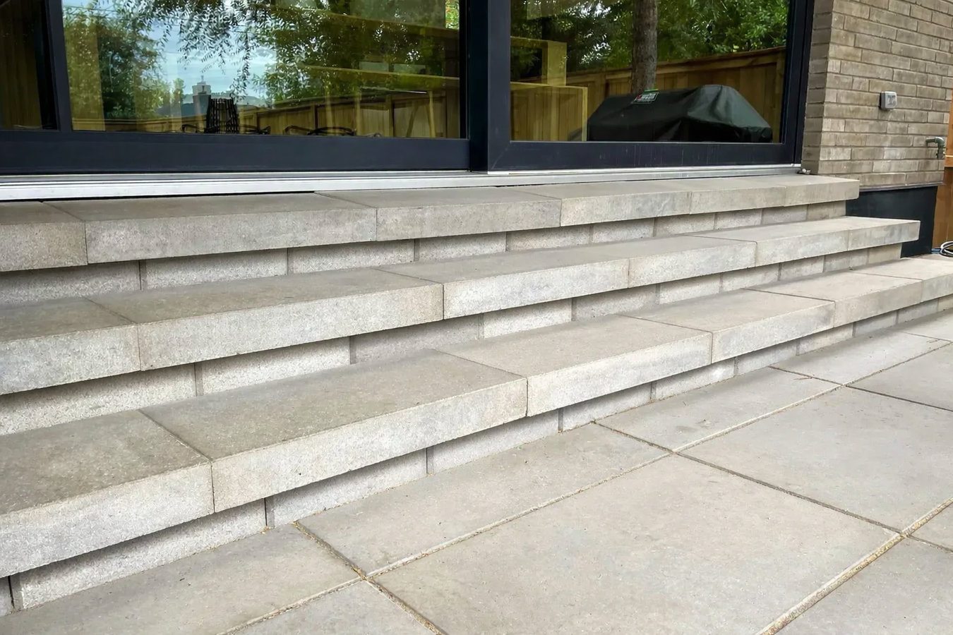 Concrete steps construction